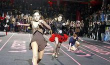 一场激烈的跑步比赛