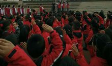 第一次观看升旗仪式