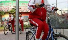 第一次骑自行车上学
