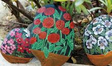 有趣的石头彩绘