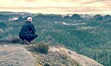 我看见了山的踪迹