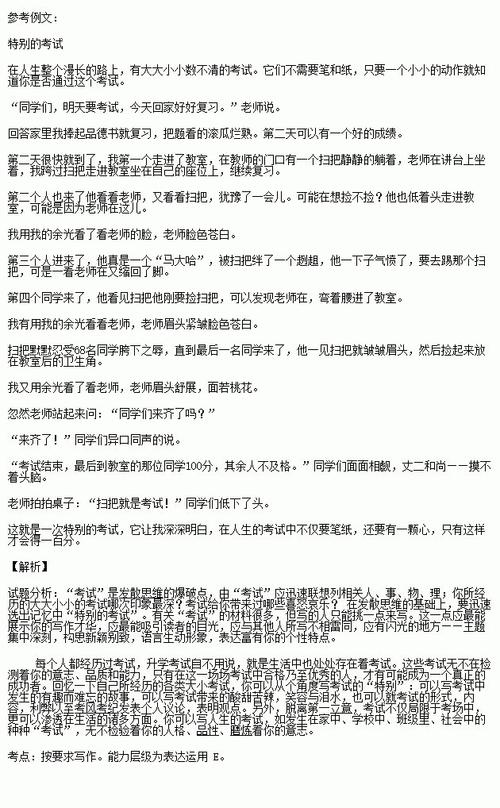 特别考试