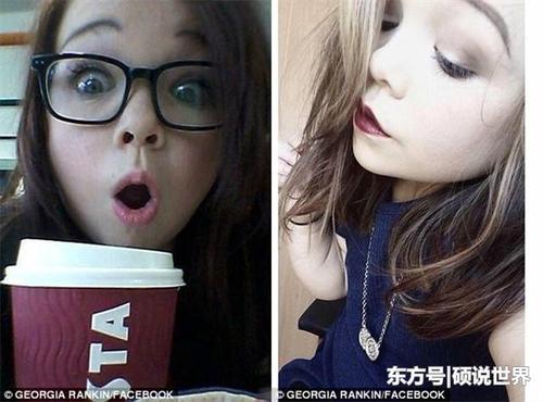 小女孩笑着生活