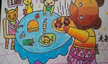 小熊上课看图写话