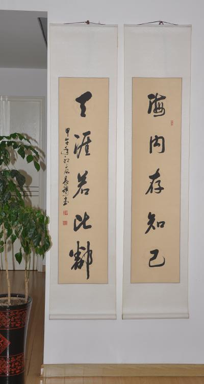 我以书法为知己