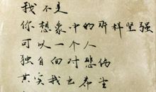 那一次我独自面对作文