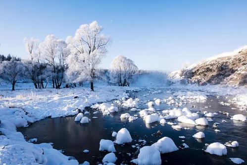 享受雪