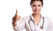 我要为一个医生竖起大拇指