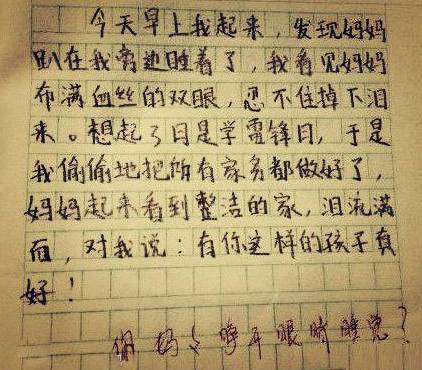 给作文老师以温暖的阳光