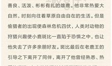 《小鹿班比》读后感