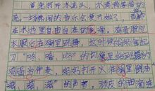 厨房是个音乐厅写一段话