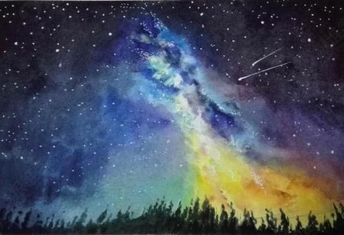 美丽的星空_450字