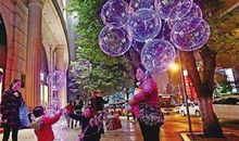 惊险的坐气球游戏