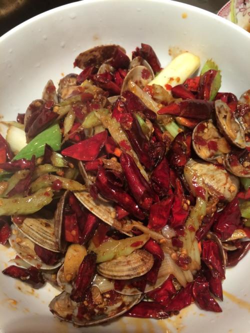 故乡美食-炒花甲