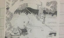 小鸭掉进坑里看图写话