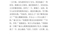 我和我的同桌作文500字