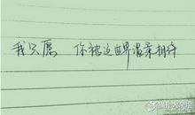 我与世界温柔相待