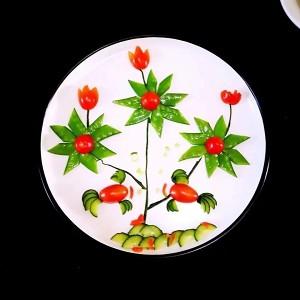 做蔬菜拼盘