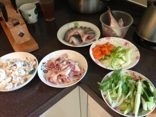 今天我做饭