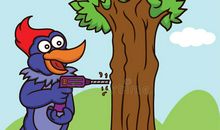 啄木鸟和大树的童话作文