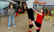 有趣的篮球排练