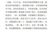 小鸟的家作文100字