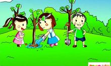 二年级看图写话种树