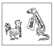 鸡给黄鼠狼新年祝福