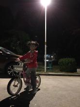 我喜欢骑自行车