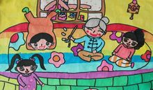 晒出我的幸福家庭