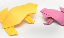 折赛纸青蛙的童年