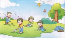 二年级看图写话植树