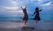 带着妈妈去看海