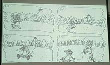 小熊放风筝看图写话二年级