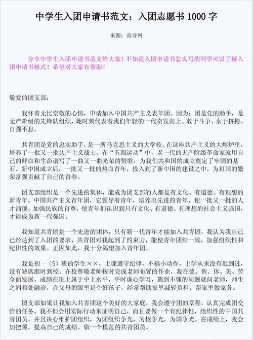 普通中学生参加联盟志愿者的论文样本