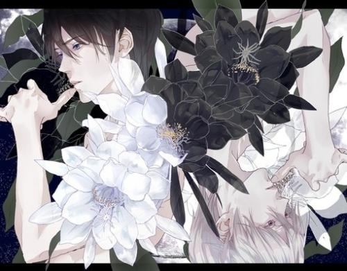 花和男孩