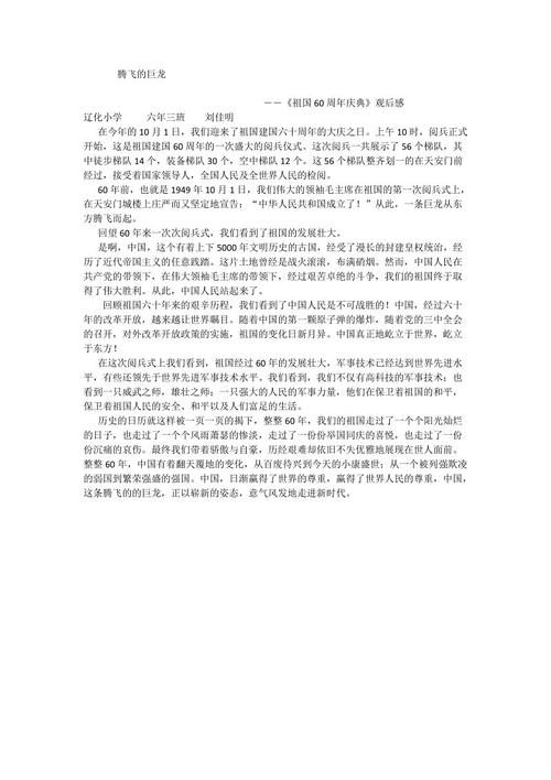 飞龙的演讲