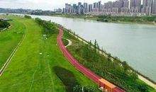 美丽的滨江公园