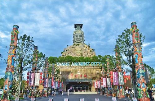 参观潭河古城