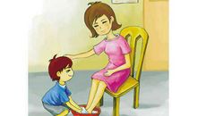 我为妈妈洗洗脚