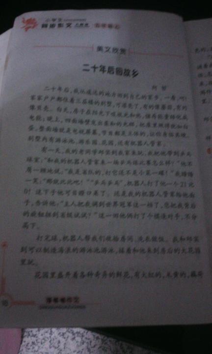 我二十年的家乡
