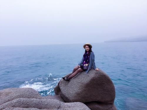 美丽的青岛海滩