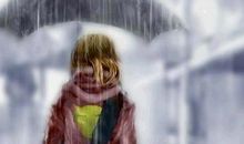 沉浸在雨的世界里