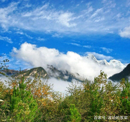 美丽的风景使我流连忘返