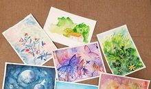 那水彩本上，满是回忆