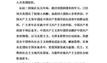 最新高一学生入团志愿书范文