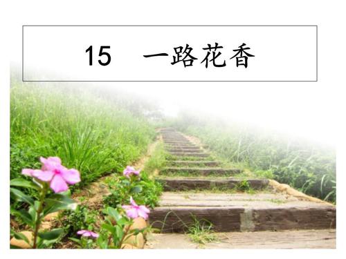 一路花香