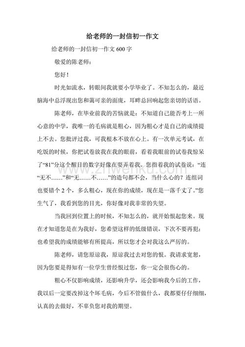 给化学老师的信