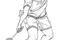 和爸爸打羽毛球