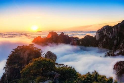 雄伟的黄山